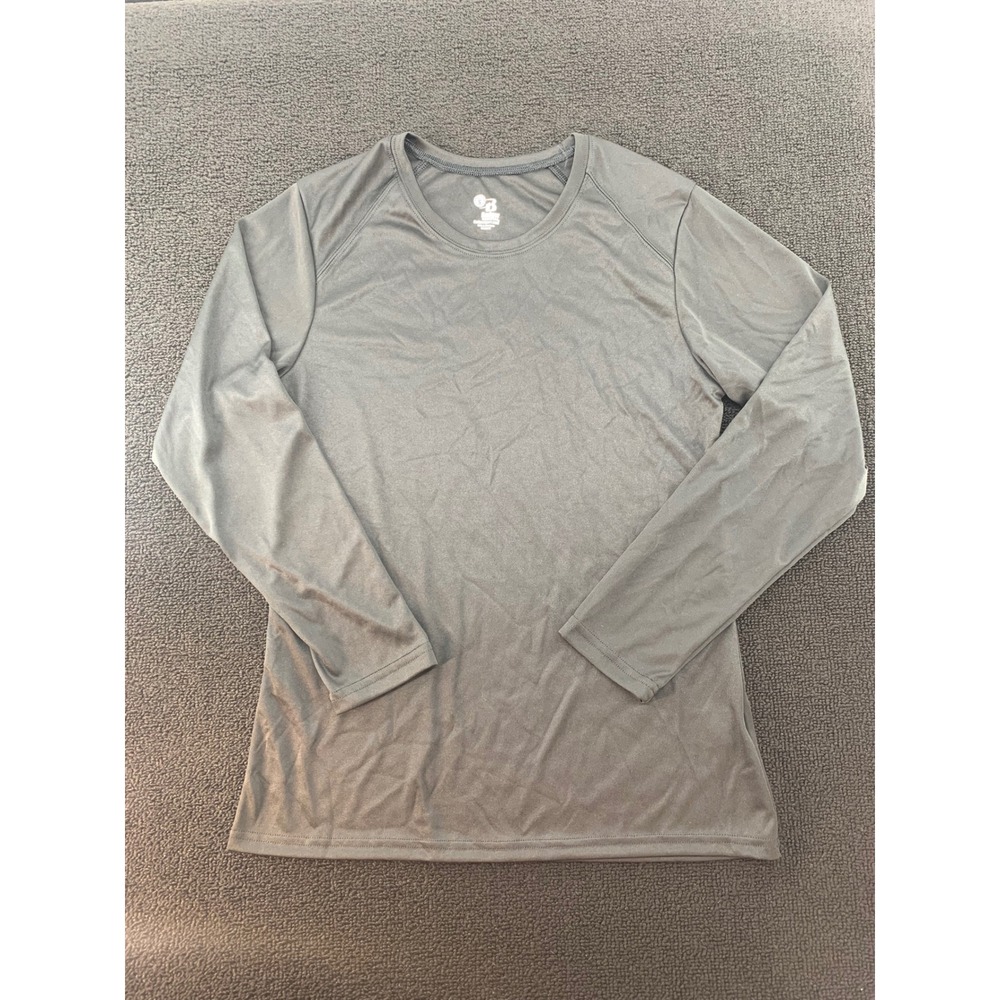 Badger Sport Ladies Long Sleeve Athletic T‎ Shirt Top black size s